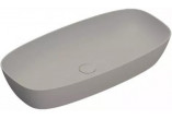 Countertop washbasin Catalano Alvena, 80x40cm, without overflow, without hole na baterie - tortora satin