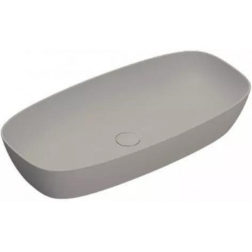 Countertop washbasin Catalano Alvena, 80x40cm, without overflow, without hole na baterie - tortora satin
