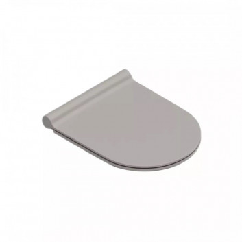 Bowl Catalano Sfera 55x35 cm hanging Silentech (bez kołnierza) - tortora mat