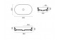 Countertop washbasin Catalano Alvena, 80x40cm, without overflow, without hole na baterie - tortora satin