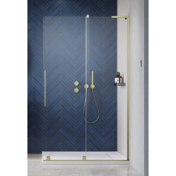 Shower cabin Radaway Furo-SL Walk-in 1200x2000mm, right version, profil black