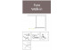 Shower cabin Radaway Furo-SL Brushed Gold Walk-in 1200x2000 mm, right version - glass transparent, profil gold szczotkowany