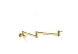 Kitchen faucet Blue Water Imax składana, zimna woda, wall mounted do napełniania garnków kuchennych - brass antyczny