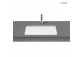 Countertop washbasin Oltens Hamnes, 60x42,5cm, oval, without overflow, powłoka SmartClean, white