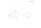 Countertop washbasin Oltens Hamnes, 60x42,5cm, oval, without overflow, powłoka SmartClean, white