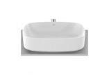 Countertop washbasin Roca Inspira Round, 50x37cm, cienkościenna, without overflow, Fineceramic - caffe