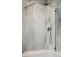 Shower cabin Radaway Essenza Pro Gold Walk-in 120, glass transparent, profil gold