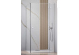 Side panel S1 70 Radaway Essenza New Black KDJ 66.7-68.2-200cm, profil black, glass transparent