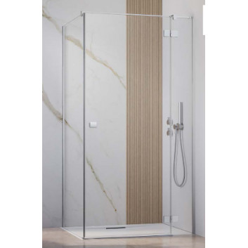 Side panel S1 70 Radaway Essenza New Black KDJ 66.7-68.2-200cm, profil black, glass transparent