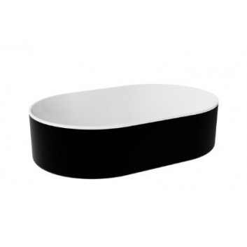 Washbasin Besco Assos countertop 40x50x15 cm, white