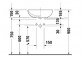 Umywalka stawiana, Duravit Foster, 495x350 mm, Biały Alpin WonderGliss- sanitbuy.pl