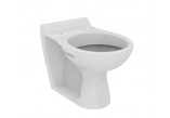 Bowl WC standing Ideal Standard Contour 21 Schools 36x53 cm, ściśle mocowana, przylegająca do ściany, height 35,5 cm - white