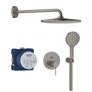 Shower set concealed with head shower Rainshower mono 310 , Grohe Essence, stainless steel