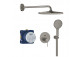 Shower set concealed with head shower Rainshower mono 310 , Grohe Essence, stainless steel
