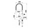 Kitchen faucet Blanco Fontas II antracyt/chrome