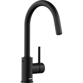 Kitchen faucet Blanco Blancoculina-S II with pull-out spray - black mat