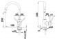 Kitchen faucet Blanco Blancoculina-S II with pull-out spray - black mat