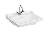 Washbasin Vitra Valarte 80x53 cm Retro, with hole na baterie - white
