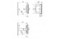 Wall-hung wc WC Vitra Valarte, 54x35,5cm, bezkołnierzowa, white