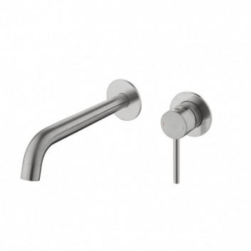 Washbasin faucet Blue Water Boston Single lever, with waste klik-klak - nikiel