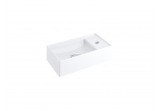 Washbasin mini Ravak Veda 40x22 cm, rectangular vanity - white