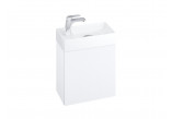 Cabinet pod umywalkę mini Ravak SD Classic II 40x22x50 cm, hanging, left version - white shine