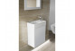 Cabinet pod umywalkę mini Ravak SD Classic II 40x22x50 cm, hanging, left version - white shine