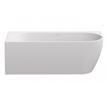 Bathtub freestanding do ściany Ravak Freedom Corner 170x80 cm, wariant prawy - white, osłona odpływu white