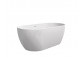 Bathtub freestanding do ściany Ravak Freedom Corner 170x80 cm, wariant lewy - white, osłona odpływu white