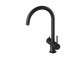 PYTAJ O RABAT ! Kitchen faucet Blue Water Corsa inox black mat/ brushed steel