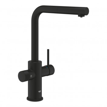Mixer filtrująca with pull-out spray, GROHE BLUE PURE MINTA - chrome