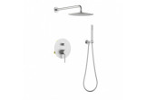 Shower set Blue Water Boston concealed with head shower okrągłą 25 cm and shower - nikiel