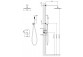 Washbasin faucet Blue Water Boston concealed, with waste klik-klak - nikiel
