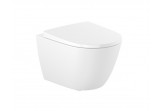 Bowl WC hanging Roca Ona, 48x36, Rimless Compacto with soft-close WC seat (set)