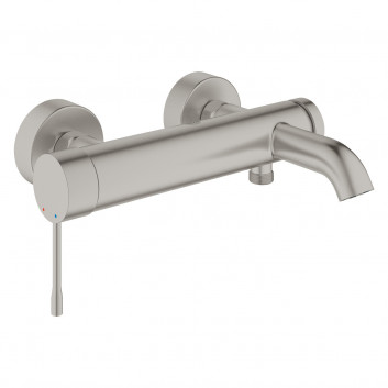 Bath tap Grohe Essence, wall mounted, single lever - phantom black