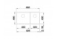 Zlewozmywak Blanco Subline 480/320-U Siligranit PuraDur 85,5x40cm 2 kom without pop, tartufo