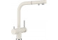 Kitchen faucet Blanco Fontas-S II, pull-out spray, dwuobwodowa - satin gold