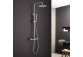 Shower set Blue Water Boston concealed with head shower okrągłą 25 cm and shower - nikiel