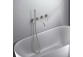 Shower set Blue Water Boston concealed with head shower okrągłą 25 cm and shower - nikiel