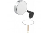 Set finishing Geberit Split d52, do setu odpływowo-przelewowego do concealed mixer - white/ shiny chromee