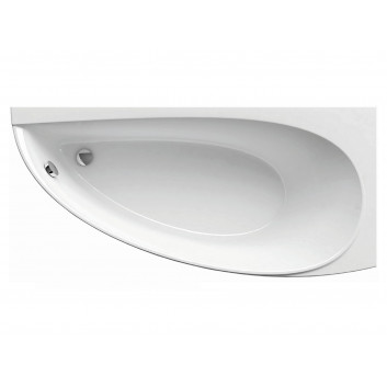 Bathtub Ravak Avocado asymmetrical left 160x75 cm