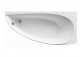 Bathtub Ravak Avocado asymmetrical left 160x75 cm