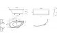 Bathtub Ravak Avocado asymmetrical left 160x75 cm