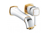 Washbasin faucet Grohe Grandera 2-hole, Rozmiar L - chrome / gold