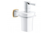 Holder Grohe Grandera z ceramicznym dozownikiem na mydło - chrome / gold
