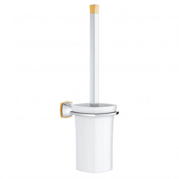 Holder Grohe Grandera z ceramicznym dozownikiem na mydło - chrome / gold