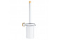 Holder Grohe Grandera z ceramicznym dozownikiem na mydło - chrome / gold