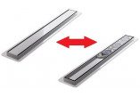 Drainline, pełny set, Wiper New Premium, 600mm, wzór Ponente, finish szlif