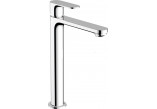Single lever washbasin faucet 80 with pop-up waste with pull-rod, Hansgrohe Rebris S - Chrome 
