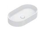 Countertop washbasin Catalano Zero 60x35 cm, without overflow, without hole na baterie - tortora satin